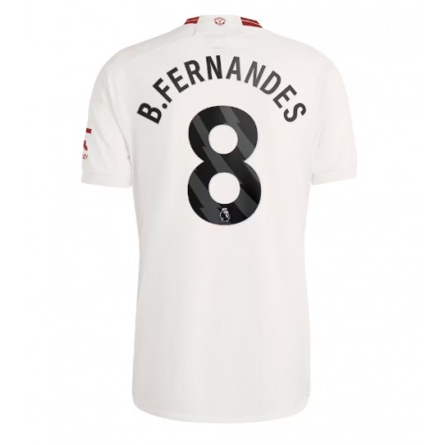 Fotballdrakt Herre Manchester United Bruno Fernandes #8 Tredjedrakt 2023-24 Kortermet
